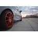 Накладки сплиттеры на пороги на Ford Fiesta MK7 VII ST